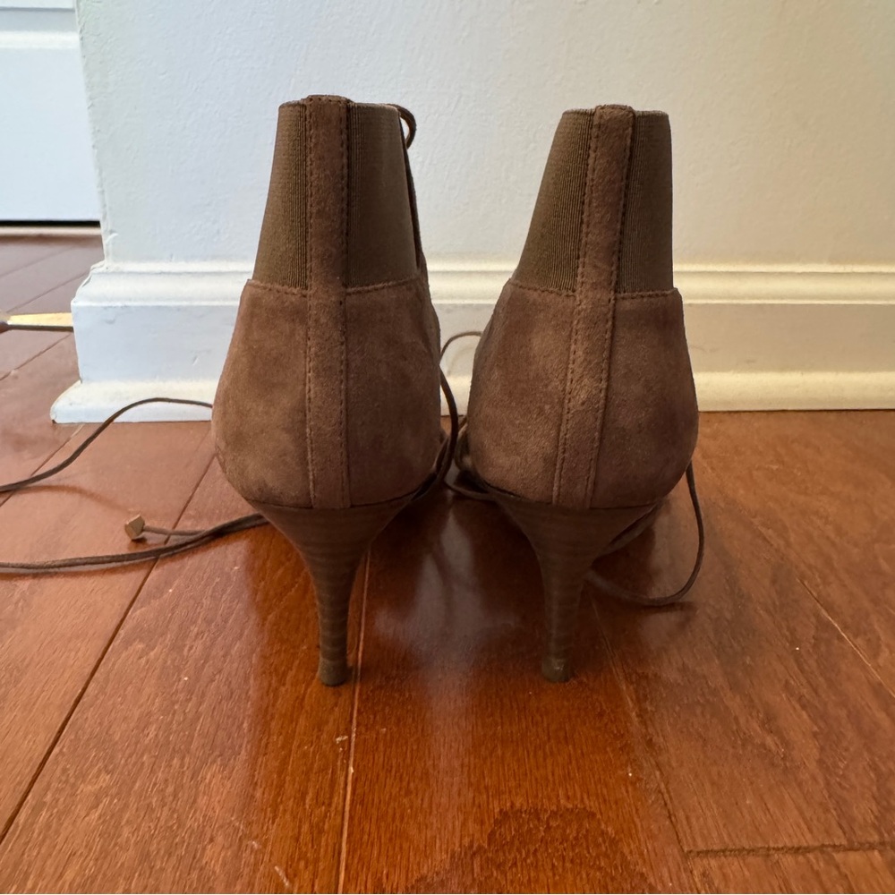 Jimmy Choo lace up heels - brown suede size euro 37 - Picture 5 of 5
